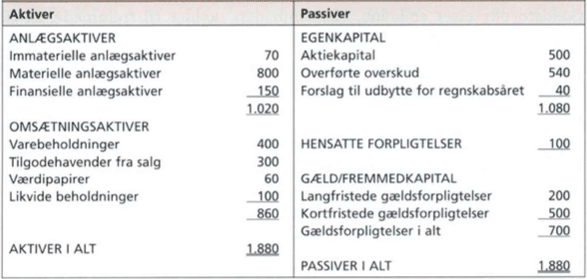 Virksomheds regnskaber